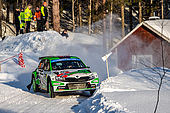 Rallye Schweden: zweiter WRC2-Sieg in Folge für ŠKODA FABIA Rally2 evo Fahrer Andreas Mikkelsen