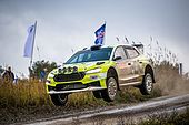 Lausitz-Rallye: klarer Sieg für den ŠKODA FABIA RS Rally2 bei der Premiere