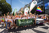 Škoda Auto zum zweiten Mal in Folge offizieller Partner des Prague Pride Festivals