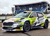Deutscher Rallye-Meister Marijan Griebel startet mit Škoda Fabia RS Rally2 im Rahmen der DTM